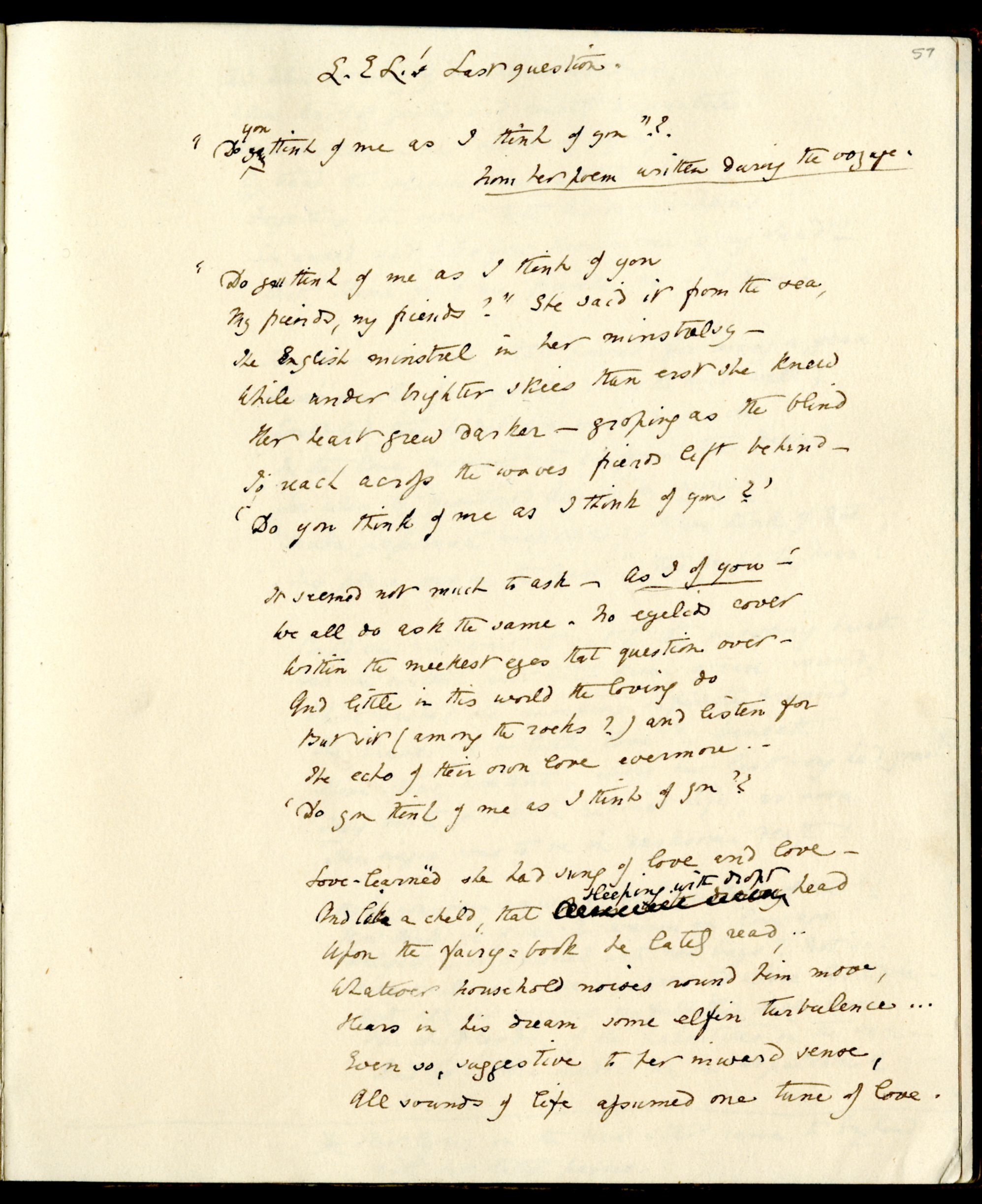 ... Writers a Voice and a Face â€” Letitia Elizabeth Landon (1802â€“1838