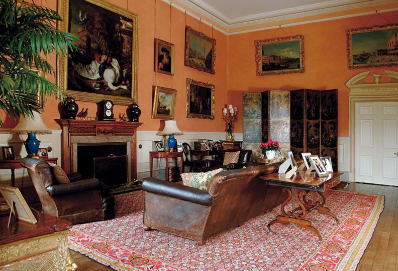 The Smoking Room in Highclere Castle