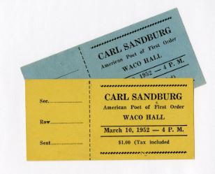 Sandburg tickets