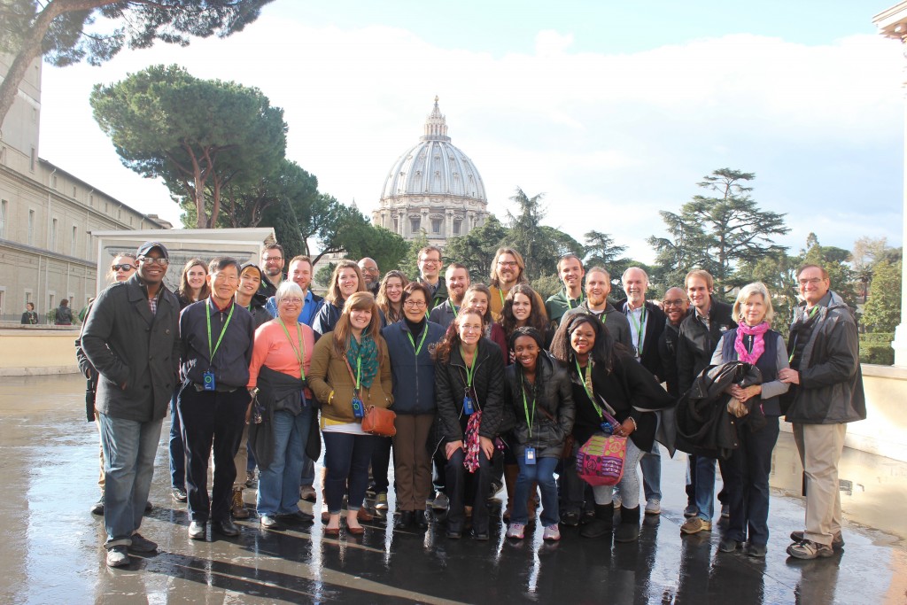 Faculty, students, and friends of the George W. Truett Theological Seminary, Vatican City, 8 March 2016