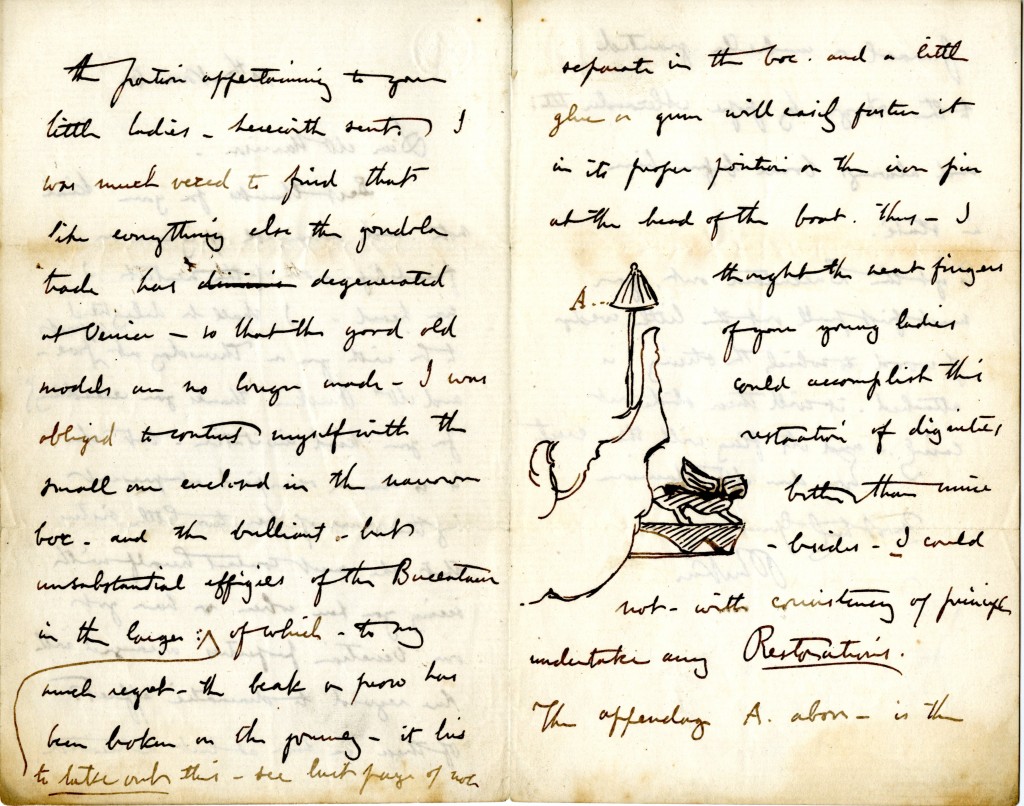 Letter from John Ruskin to W. H. Harrison. 10 November [1851]. Pages 2 and 3.