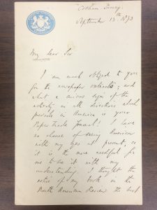 Arnold Letter 1873_1