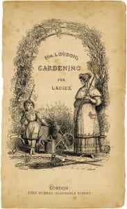 Fig. 4, Title Page to Jane Loudon’s Practical Instruction in Gardening for Ladies (1841), Armstrong Browning Library