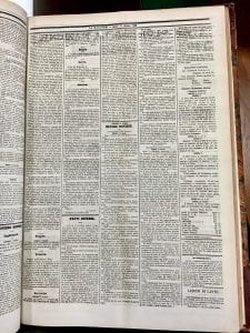 La Nazione 11 October 1862, reporting the Emancipation Proclamation in the U.S. alongside news from Paris and London about Risorgimento efforts.