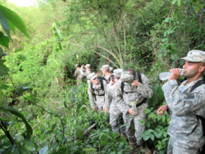 Cadet Crenshaw’s team hikes through the hot Thai jungle, exploring far outside the capitol of Bangkok. 