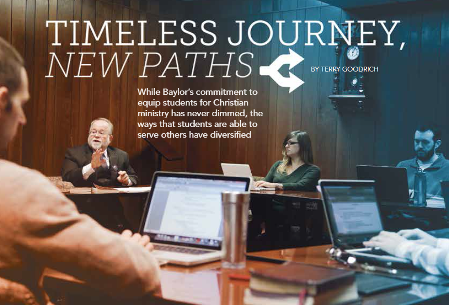 Baylor Arts & Sciences magazine, Spring 2016: Timeless Journey, New Paths