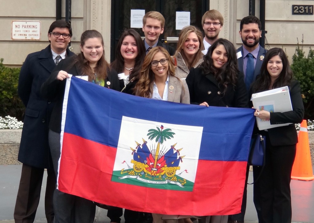 Students on Baylor's Model OAS Team represent Haiti at international conference