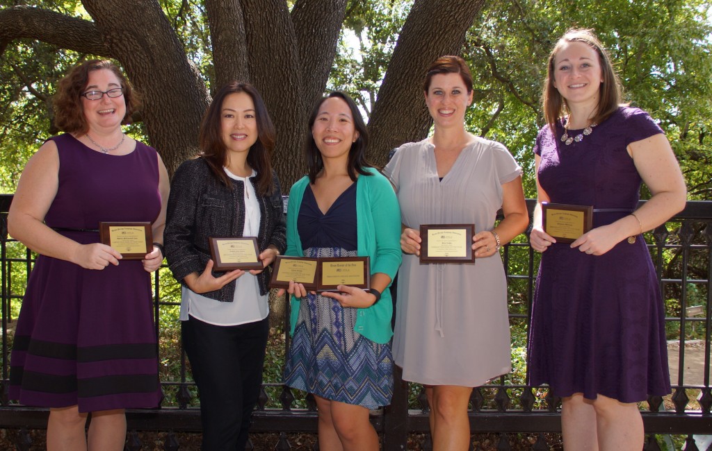 Yoshiko Fujii Gaines (second from left) with TFLA winners