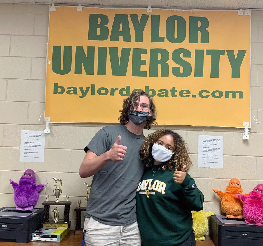 Baylor debaters win their first-ever online tournament