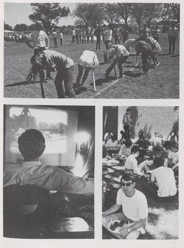 Photos of 1971 Dia from the 1971 "Round Up."