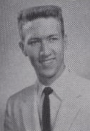 Grady Nutt's sophomore year photo, from the 1955 "Baylor Round Up"