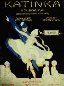 The Musical Play Katinka, 1916