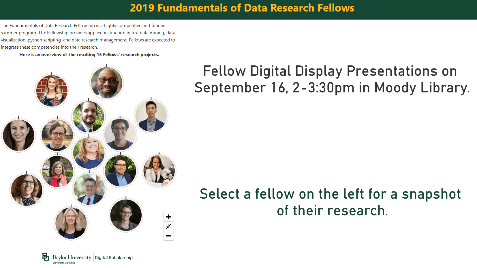 Fundamentals of Data Research Fellowship Program