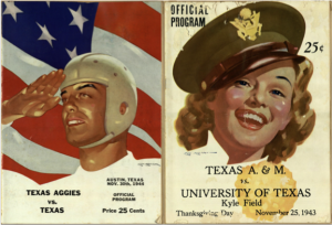 Figure 6: Football programs from the University of Texas versus Texas A&M football rivalry. (Photo from: Billie, Series 1)