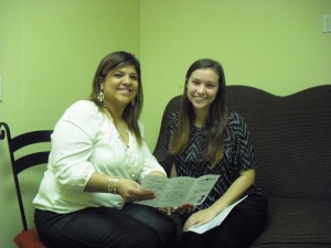 March Intern Spotlight Natalie Butler with Care Net Supervisor Janie Martinez, MSW.