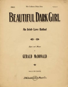 Beautiful Dark Girl: An Irish Love Ballad