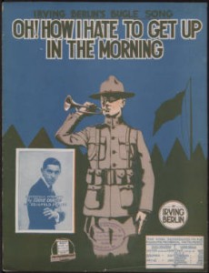 Irving Berlin, 1918. Click the picture to view the object in the Spencer Collection!