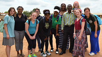 2016 Baylor Ghana Mission Trip Team