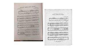 sheet music pages
