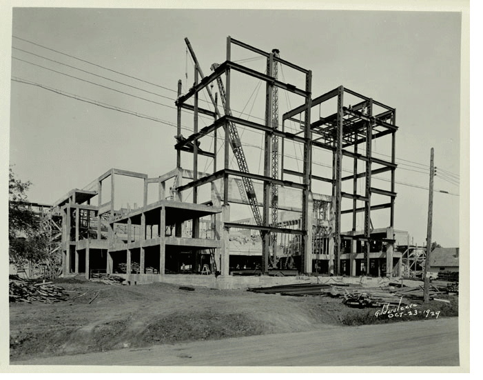 Waco Hall construction