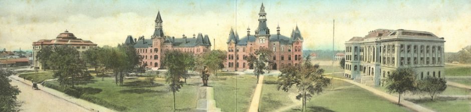 Looking Back at Baylor: A Stroll Around Burleson Quadrangle in 1908