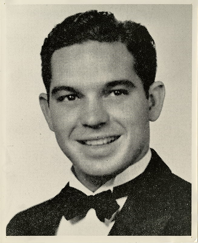 A graduation picture of Walter Gernand, taken in about 1940.