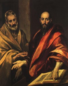 apostles peter and paul 1592